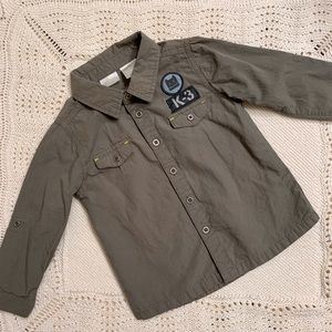 Kardashian Kids Long Sleeve Button Down Shirt